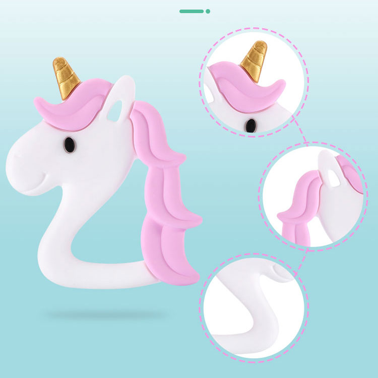 Custom Unicorn Silicone Teether