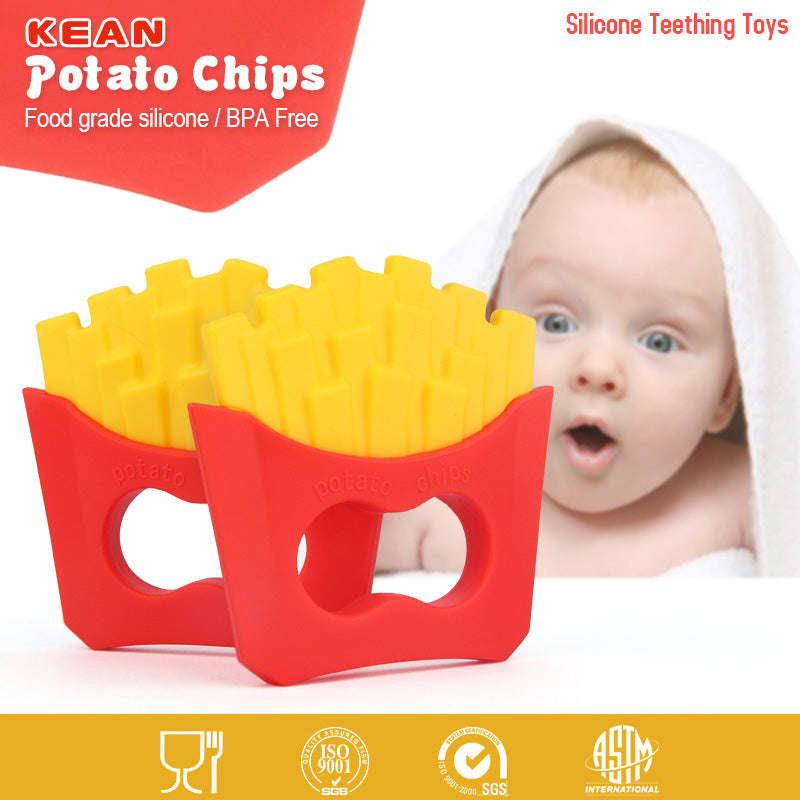 French Fries Silicone Teether