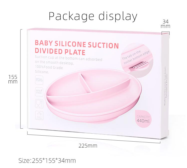 Wholesale Non Slip Plate Silicone Feeding Plate 