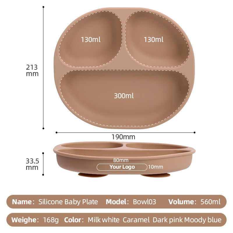 Custom Baby Silicone Suction Plate