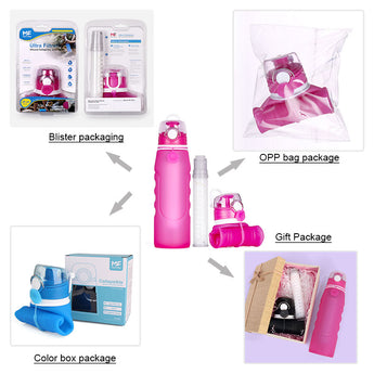 Foldable Water Bottle With Filter